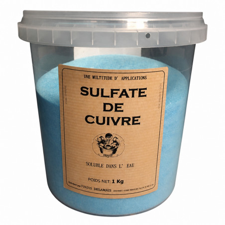 Sulfato de cobre 1 kg Dousselin en polvo
