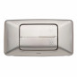 Placa de accionamiento WC Schwab Vista Duo acero cromado doble cisterna Antivandalisme Placa de accionamiento WC Schwab Vista Duo acero cromado doble cisterna Antivandalisme