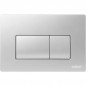 Bedieningsplaat Valsir P1 dubbele toets ABS wit inbouw Bedieningsplaat Valsir P1 dubbele toets ABS wit inbouw