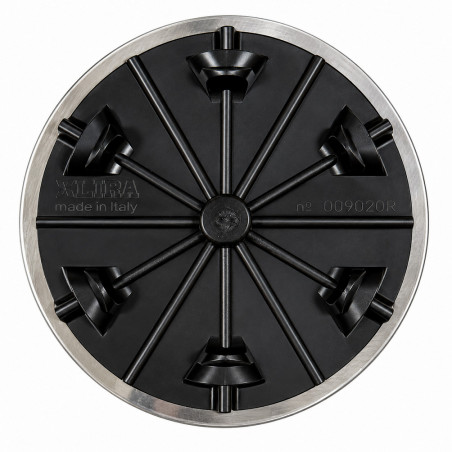 Edelstahl-Ablaufabdeckung 115mm Lira flache Scheibe roh bei 8.0111.38