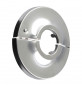 ROSACE ARTICULEE CHROMEE DIAMETRE 21MM OU 15X21 LA PAIRE