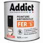 VERNICE FERRO NERO RAL 9005 0,5 LITRO - ADDICT - ADD111393 VERNICE FERRO NERO RAL 9005 0,5 LITRO - ADDICT - ADD111393