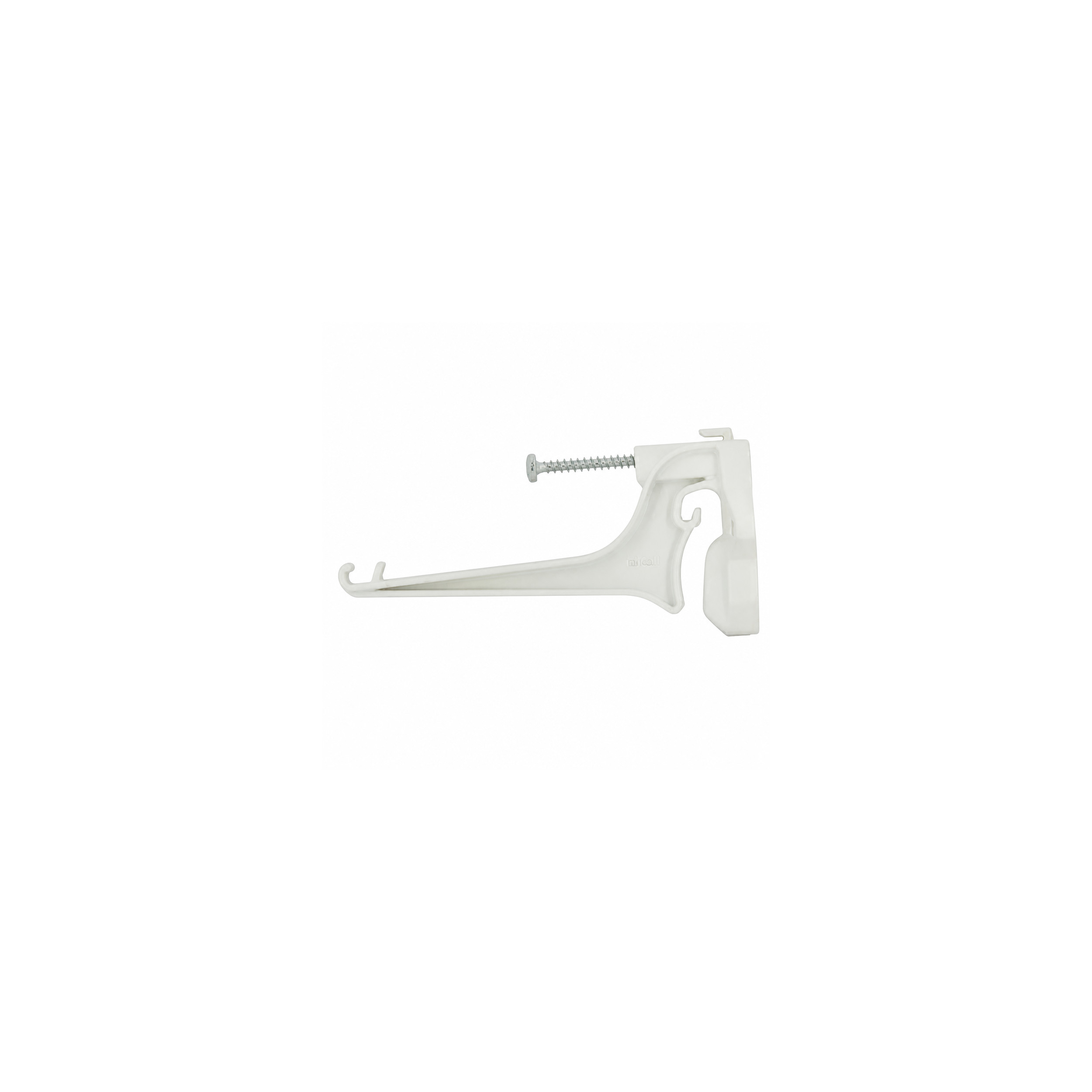 Crochet canalón PVC blanco NICOLL LG28B INVISI28B