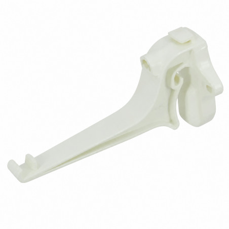 Crochet canalón PVC blanco NICOLL LG28B diseño invisible