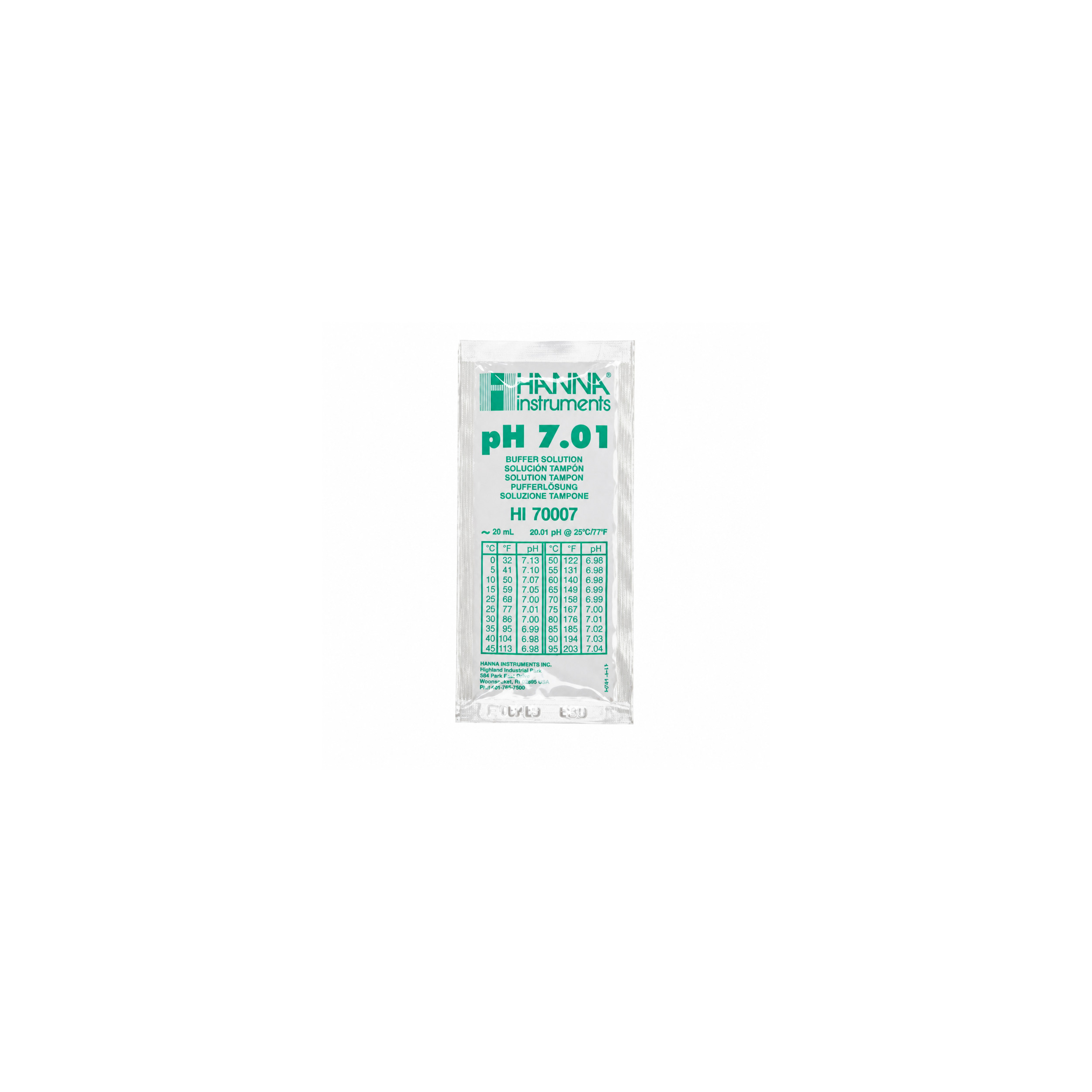 PH7 solution pool, 20ml sachet BAYROL 106152