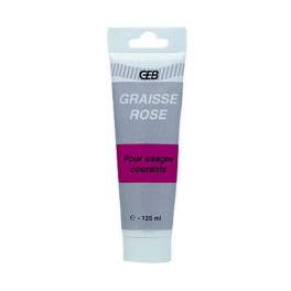 Pink grease: lubricant, common use (125 ml) - GEB - Référence fabricant : 651128
