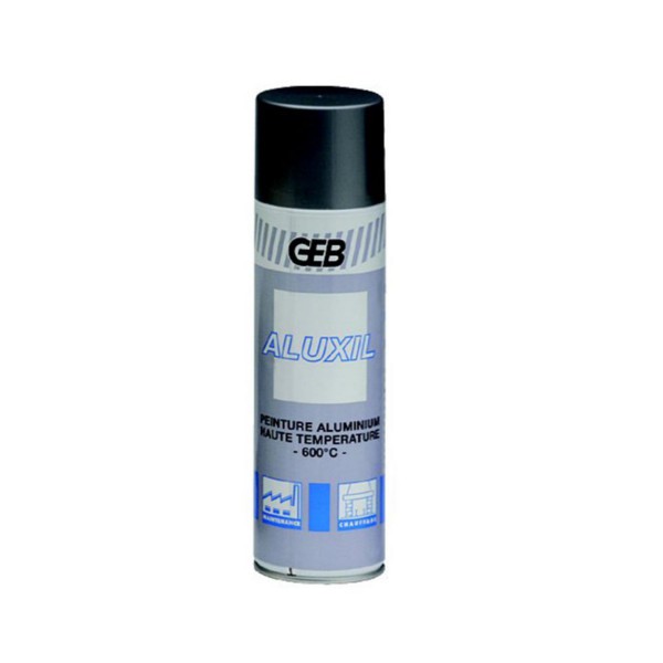 Aluxil : aluminium paint, high temperature : 650/500 ml aerosol