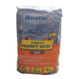 Prompt ciment Sac de 5 kg - Bostik - Référence fabricant : 62201205