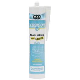 Gebsicone W2 : 310 ml cartridge, white - GEB - Référence fabricant : 890501