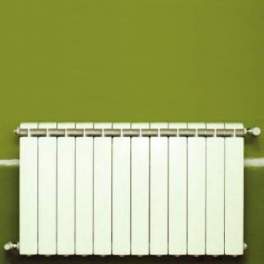 12-element cast aluminium central heating system, white KLASS 600, 1584w - Global - Référence fabricant : 12xKLASS600B