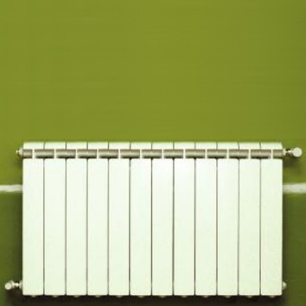 Sistema di riscaldamento centrale a 12 elementi in alluminio fuso, bianco KLASS 600, 1584w