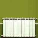 12-element cast aluminium central heating system, white KLASS 800, 1944w