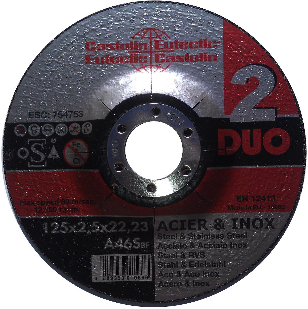 Disco de metal d.125