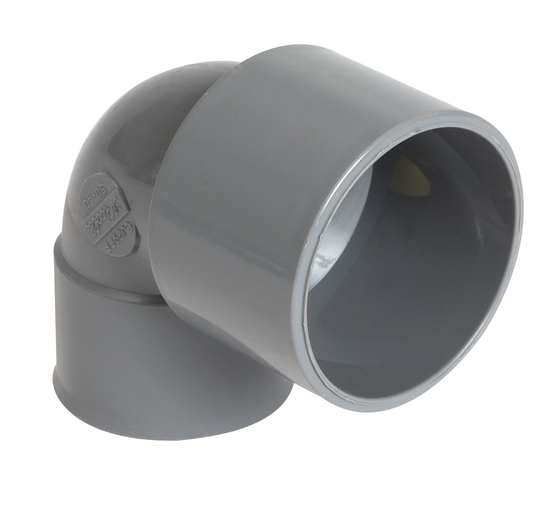 90° pvc elbow for multi-material connection : 50x32