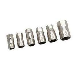 Set of 6 tips for wrench and valve nut - Virax - Référence fabricant : 753270