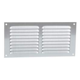 Grey anodized aluminium with screen: horizontal rectangular 10x20 - NICOLL - Référence fabricant : 1LM1020G