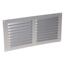 Aluminio anodizado gris con mosquitera: horizontal rectangular 15X30 - NICOLL - Référence fabricant : 1LM1530G