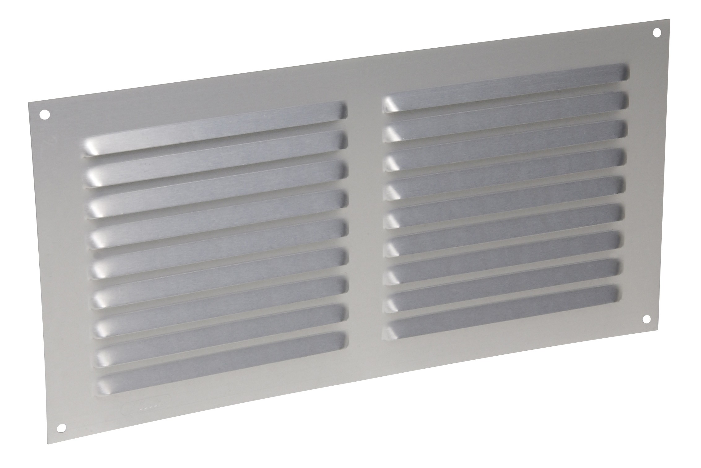 Aluminio anodizado gris con mosquitera: horizontal rectangular 15X30