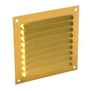 Aluminio anodizado oro sin mosquitera: cuadrado 10x10