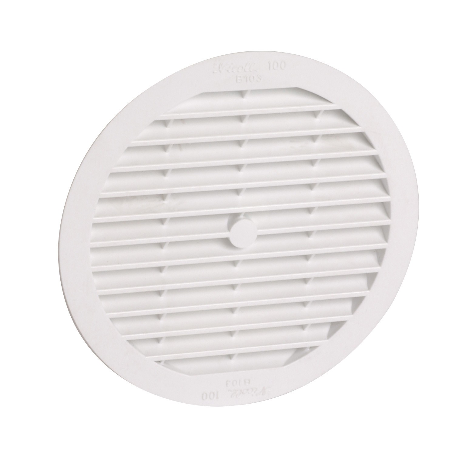 Classique PVC Rond diamètre 150 blanche avec moustiquaire