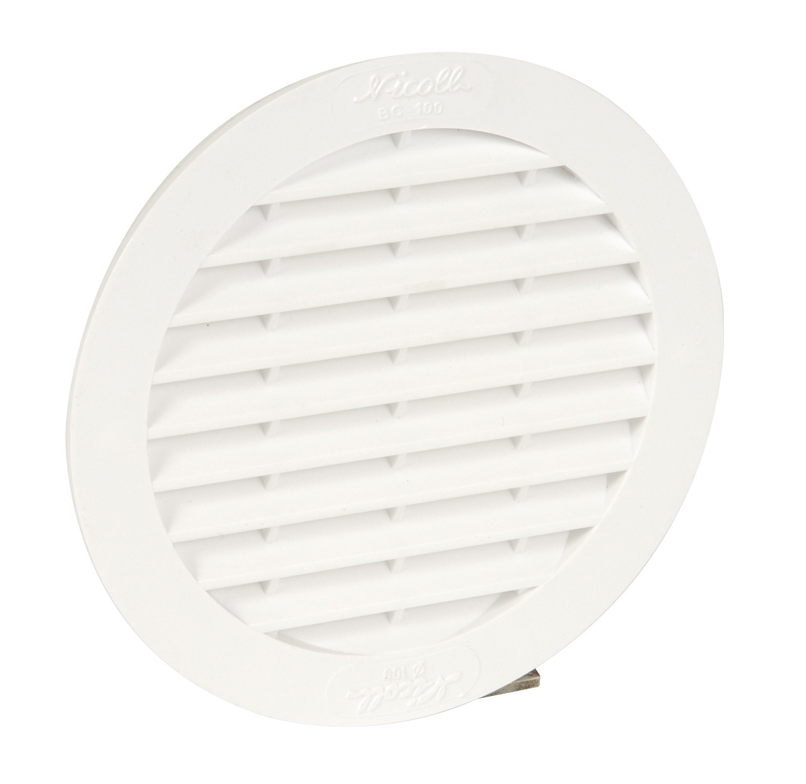 Classic PVC : Round for pipe D.99 white with screen