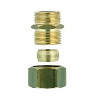 Biconical male coupling