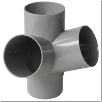 PVC hoekkruis 67° 30 Mannelijk/vrouwelijk