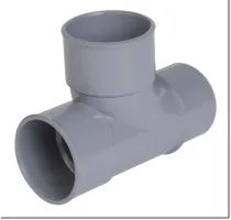 87°30 MF PVC T-stuk