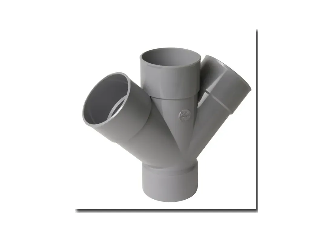 Kruis PVC 45° FF