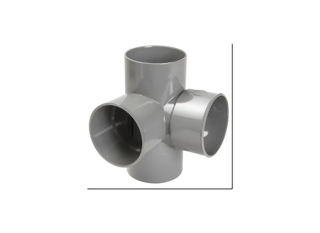 PVC hoekkruis 87° 30 Vrouw/vrouw