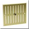 Goud geanodiseerd aluminium met slot