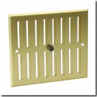 Gold eloxiertes Aluminium mit Verschluss