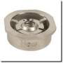 Stainless steel check valve between flanges