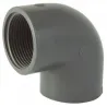 Gomiti a 90° femmina/femmina in PVC a pressione