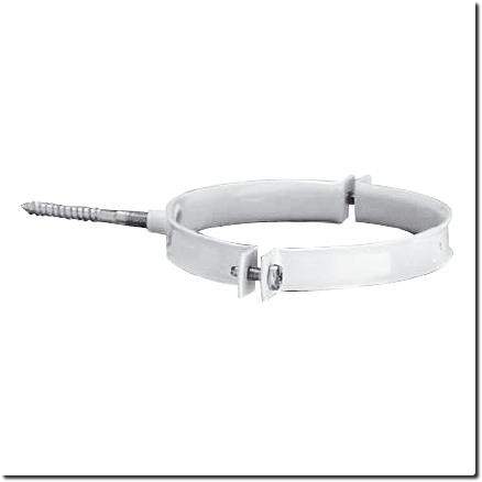 Halskette Weiß lackiertes Aluminium