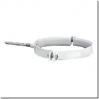 Wit gelakte aluminium kraag