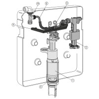 Réservoir WC encastré TROPEA