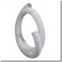 Flexible pipe for a condensing boiler casing