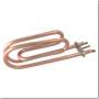 Immersion heater with oval flange