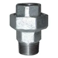 Union GALVA straight conical double female