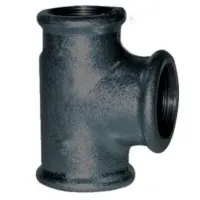 Gereduceerd 90° T-stuk ZWART vrouwelijk