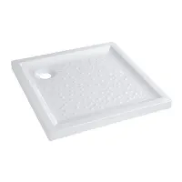 Extra-flat stoneware shower tray