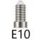 Socket for E10 bulb