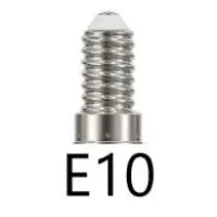 Casquillo para bombilla E10