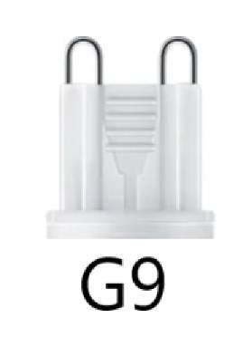 Socket for G9 bulb