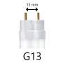 Socket for G13 bulb