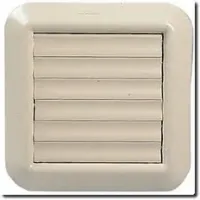 Ventilatierooster met lamellen