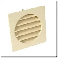 Lüftungsgitter Sandfassade