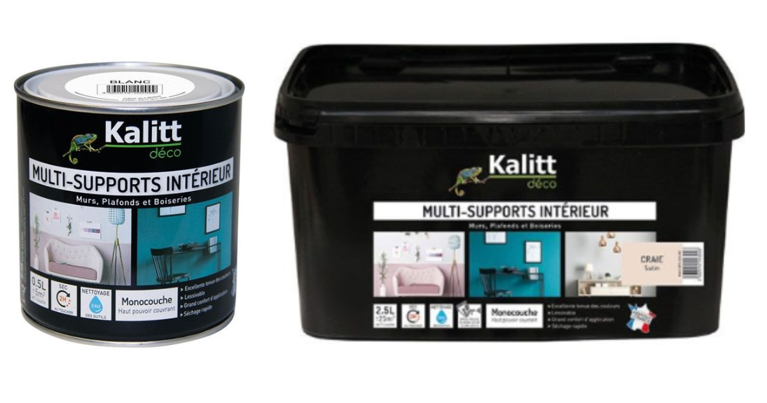 Multi-support matt paint