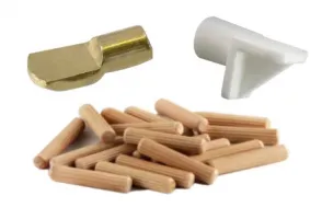 Klampen en pluggen voor meubels